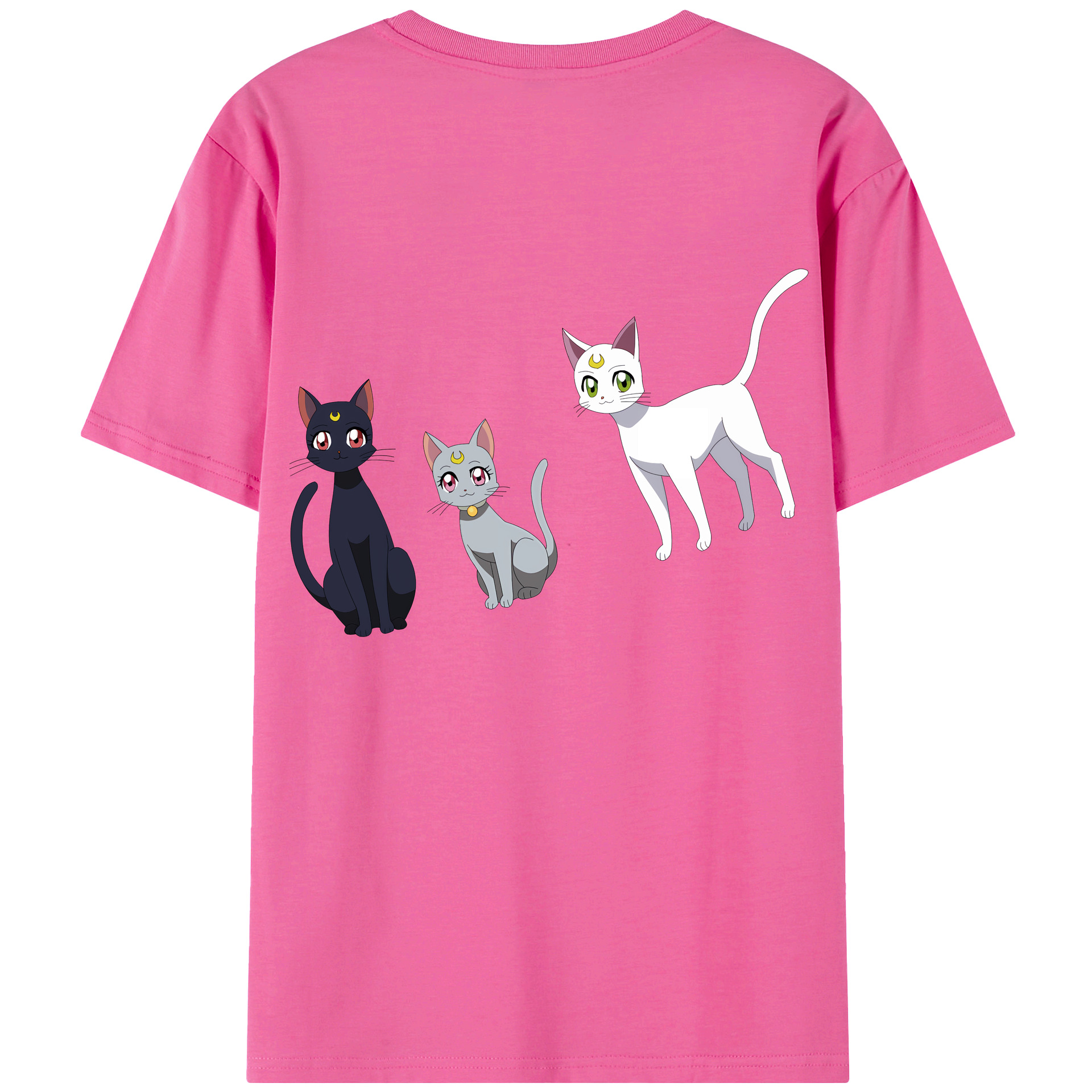 （画像用） 美少女戦士セーラームーン Sailor Moon レディース半袖Tシャツ(バックプリント)